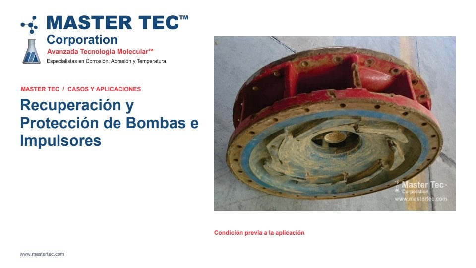 Portada - Recuperación y Protección de Bombas e Impulsores