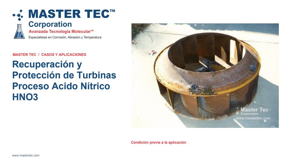 Portada - Turbinas Proceso Ácido Nítrico HNO3