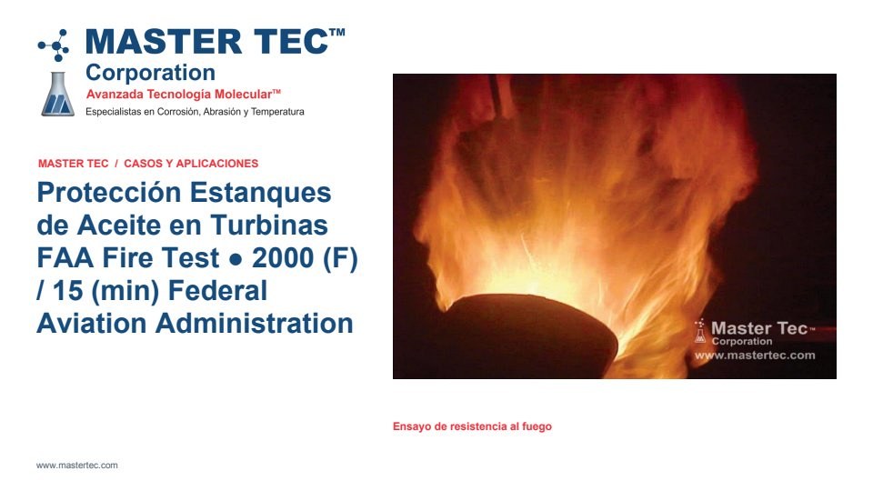 Portada - FAA Fire Test - Turbinas